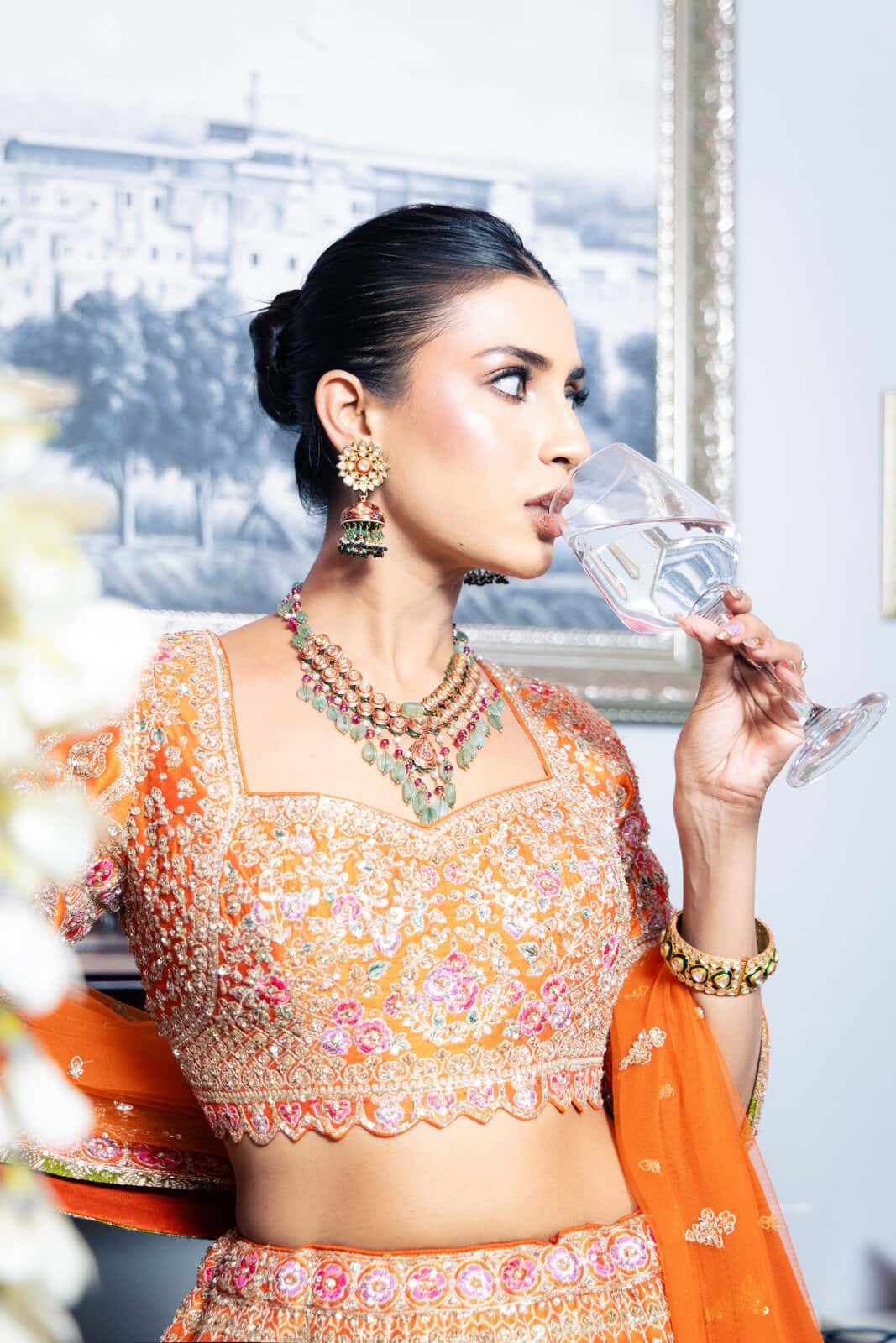 The Bandhej Bride: Pastel Palettes That Work