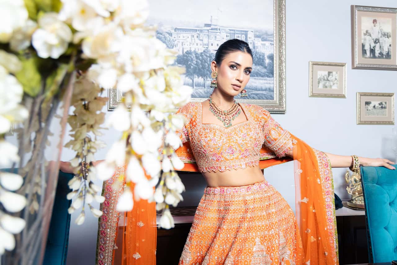 Pre-wedding ceremony look