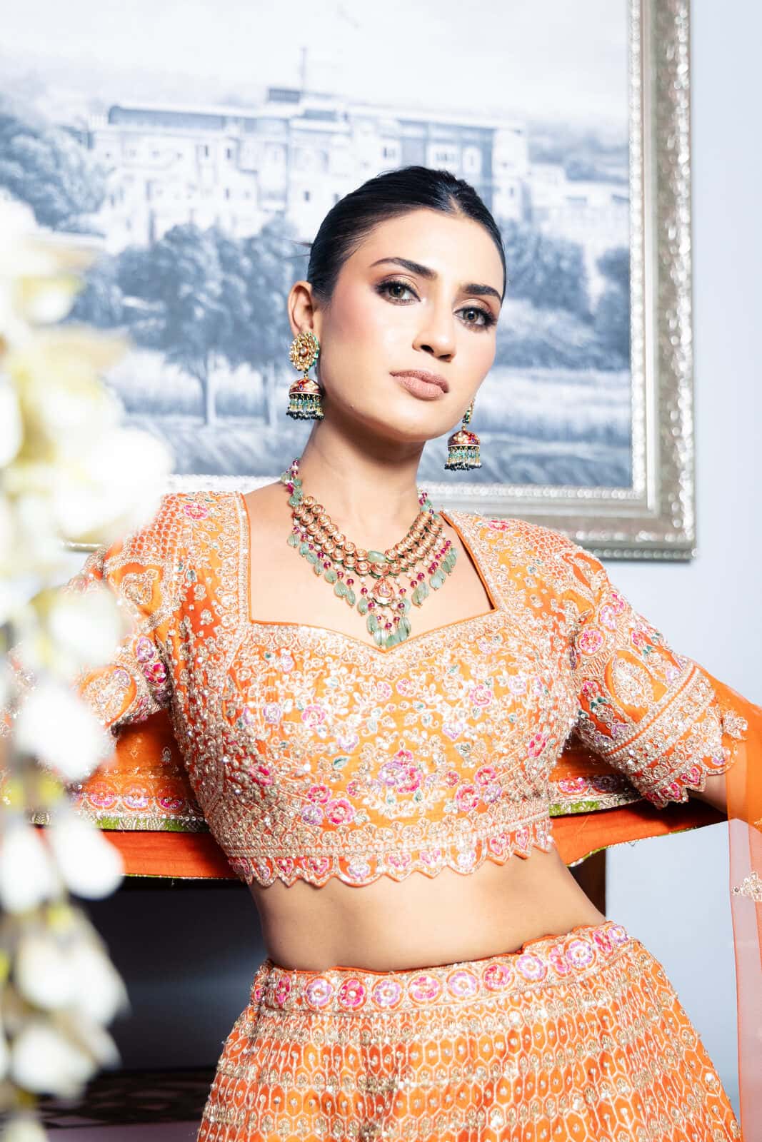 The Lehariya Bride: Warm, Festive and Youthful