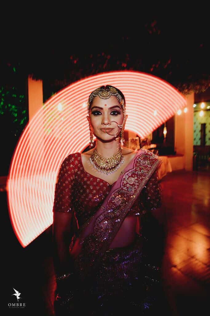 Bridal look from a Laque cohort